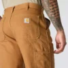 Pantalones de trabajo Carhartt B01 para hombre, de corte holgado, en Firm Duck, con doble refuerzo en las rodillas