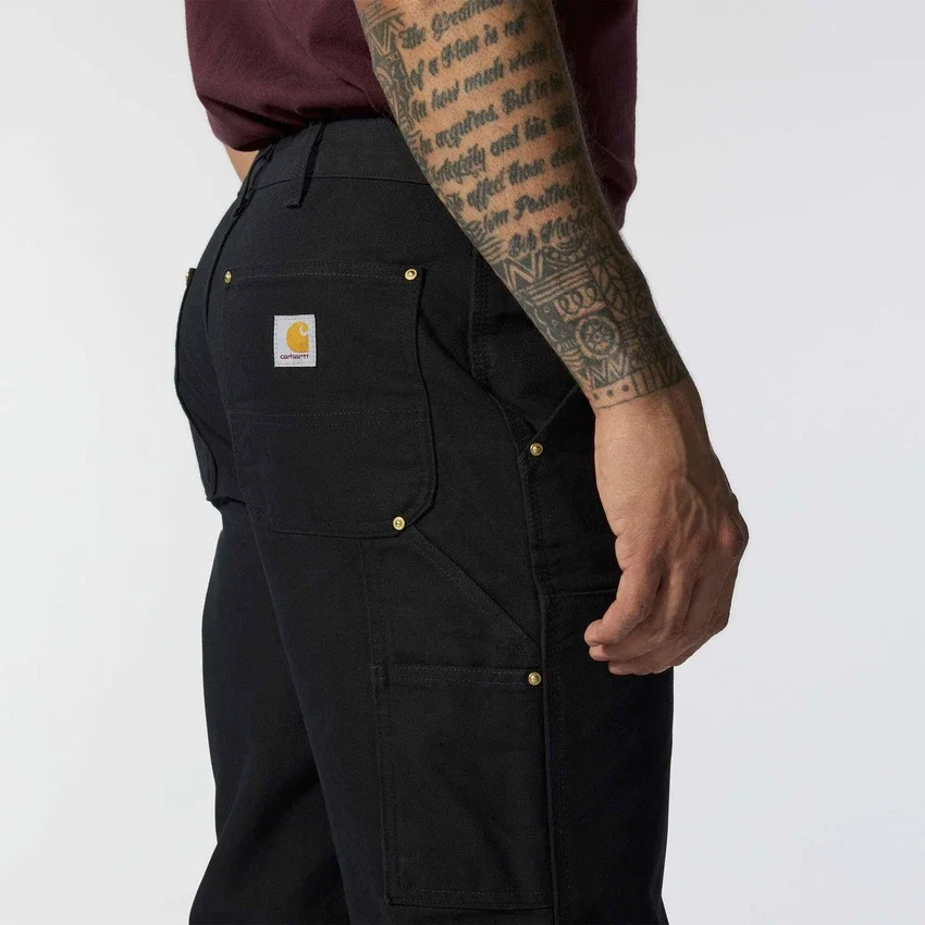 Pantalones de trabajo Carhartt B01 para hombre, de corte holgado, en Firm Duck, con doble refuerzo en las rodillas