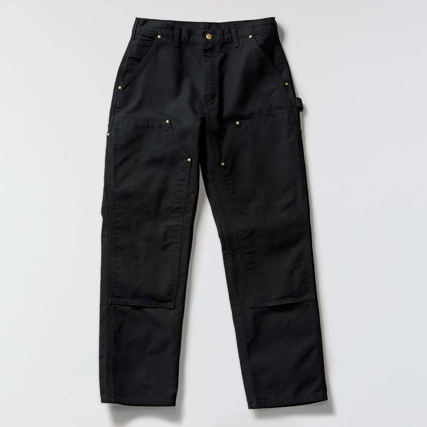 Pantalones de trabajo Carhartt B01 para hombre, de corte holgado, en Firm Duck, con doble refuerzo en las rodillas
