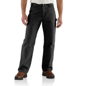 Pantalones de trabajo Carhartt B111 para hombre, de corte recto holgado, en tela Washed Duck y con forro