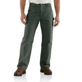 Pantalones de trabajo Carhartt B111 para hombre, de corte recto holgado, en tela Washed Duck y con forro
