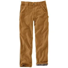 Pantalones de trabajo Carhartt B111 para hombre, de corte recto holgado, en tela Washed Duck y con forro