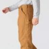Pantalones de trabajo Carhartt B111 para hombre, de corte recto holgado, en tela Washed Duck y con forro