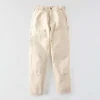 Pantalones de trabajo de lona con doble refuerzo en las rodillas y corte vintage para mujer