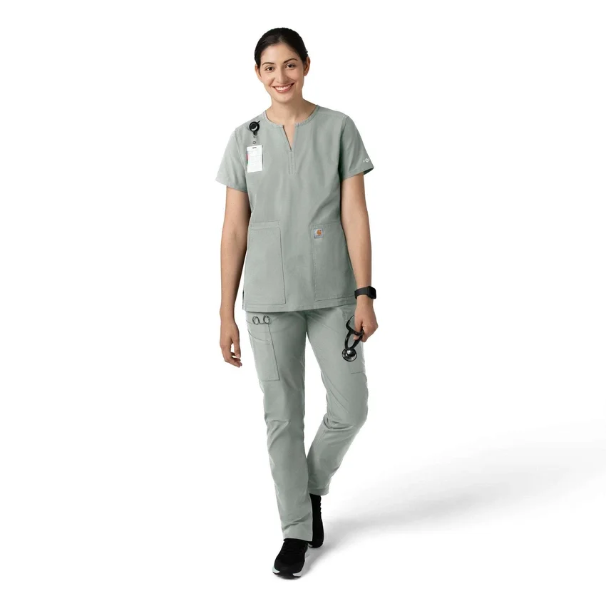 Pantalones de trabajo de pierna recta Force Essentials para mujer