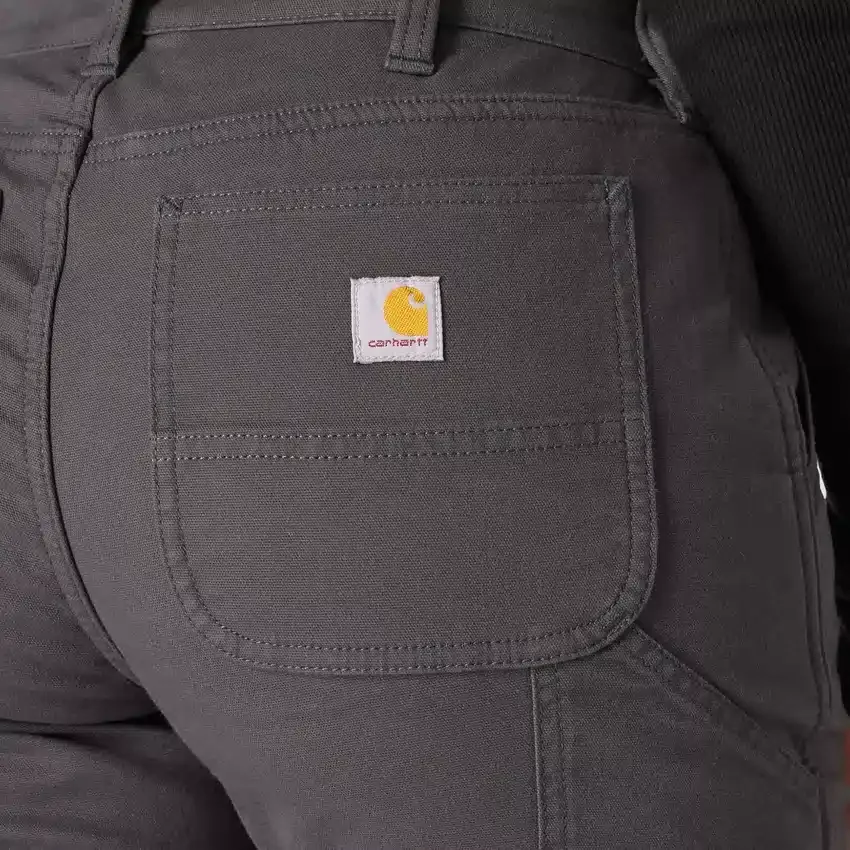 Pantalones de trabajo elásticos de lona forrados «The Essential Ashland» para mujer