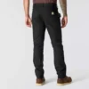Pantalones de trabajo para hombre, de corte ajustado y cónico, de tela de algodón «Rugged Flex» resistente y flexible, con doble refuerzo en las rodillas