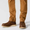 Pantalones de trabajo para hombre, de corte ajustado y cónico, de tela de algodón «Rugged Flex» resistente y flexible, con doble refuerzo en las rodillas