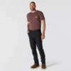 Pantalones de trabajo para hombre, de corte ajustado y cónico, de tela de algodón «Rugged Flex» resistente y flexible, con doble refuerzo en las rodillas