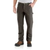 Pantalones de trabajo para hombre de corte recto holgado con doble refuerzo en las rodillas, de tela Rugged Flex Duck