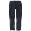Pantalones de trabajo para hombre Fr de corte holgado y pierna recta con tejido ripstop