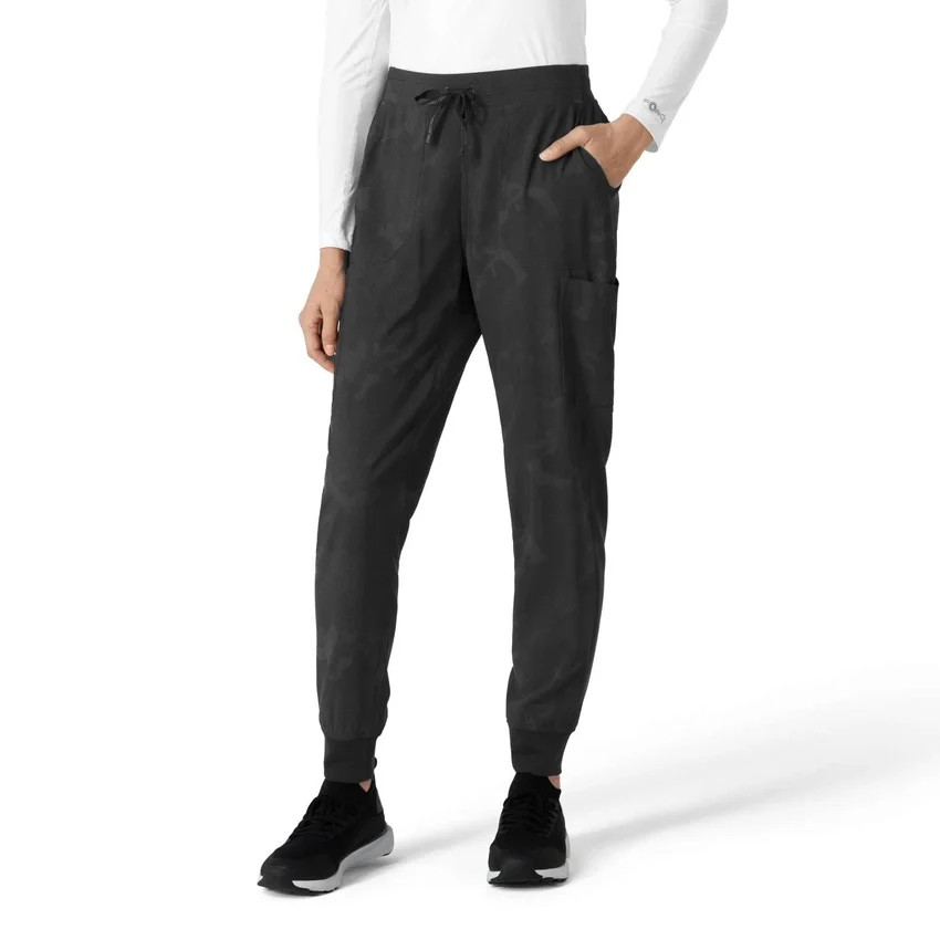 Pantalones de trabajo tipo pantalón de chándal cargo estampados para mujer