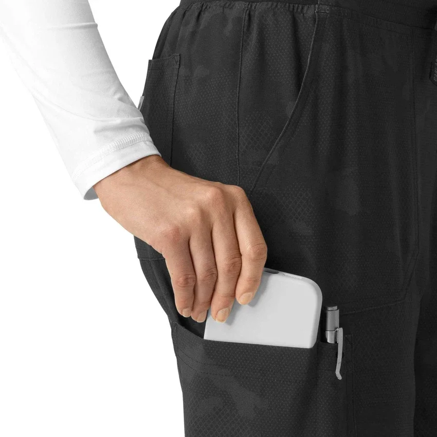 Pantalones de trabajo tipo pantalón de chándal cargo estampados para mujer