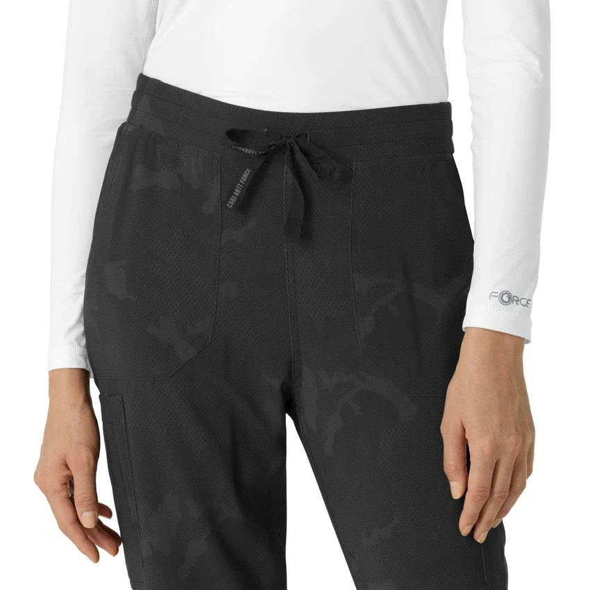 Pantalones de trabajo tipo pantalón de chándal cargo estampados para mujer