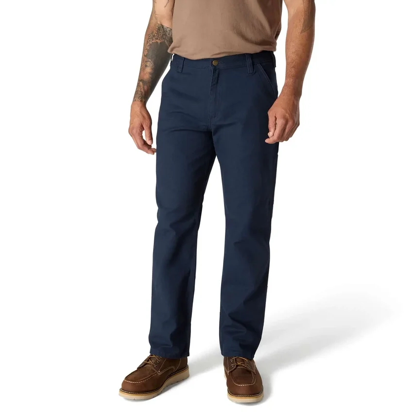Pantalones rectos holgados de lona Rugged Flex® - Pantalones de trabajo