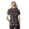 Partes de arriba médicas estampadas con cuello en V Cross-Flex para mujer