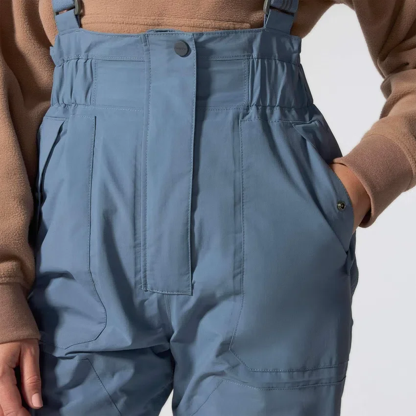 Peto impermeable y aislante para mujer - Storm Defender Pantalones con peto