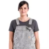 Peto vaquero con rayas de tren en forma de Bib Overall