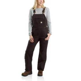 Petos aislantes de lona Washed Duck para mujer