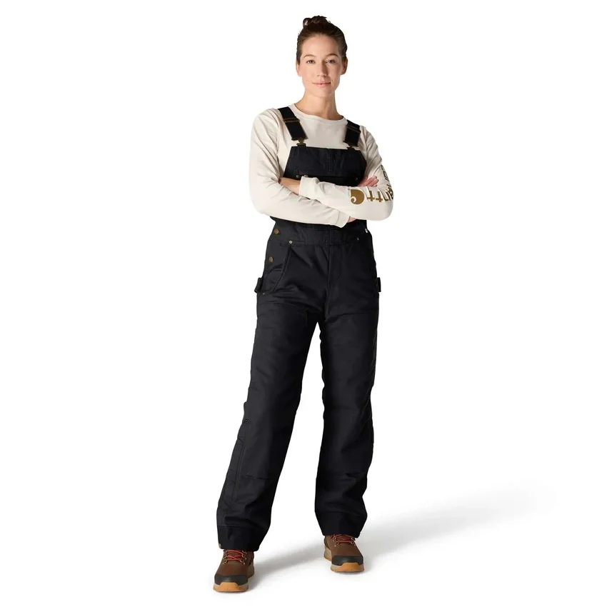 Petos aislantes de lona Washed Duck para mujer