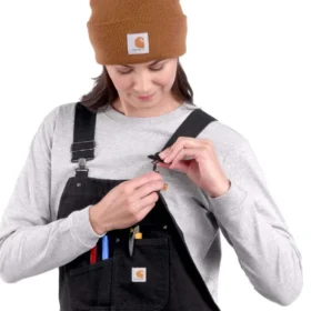 Petos aislantes de lona Washed Duck para mujer