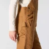 Petos aislantes de lona Washed Duck para mujer