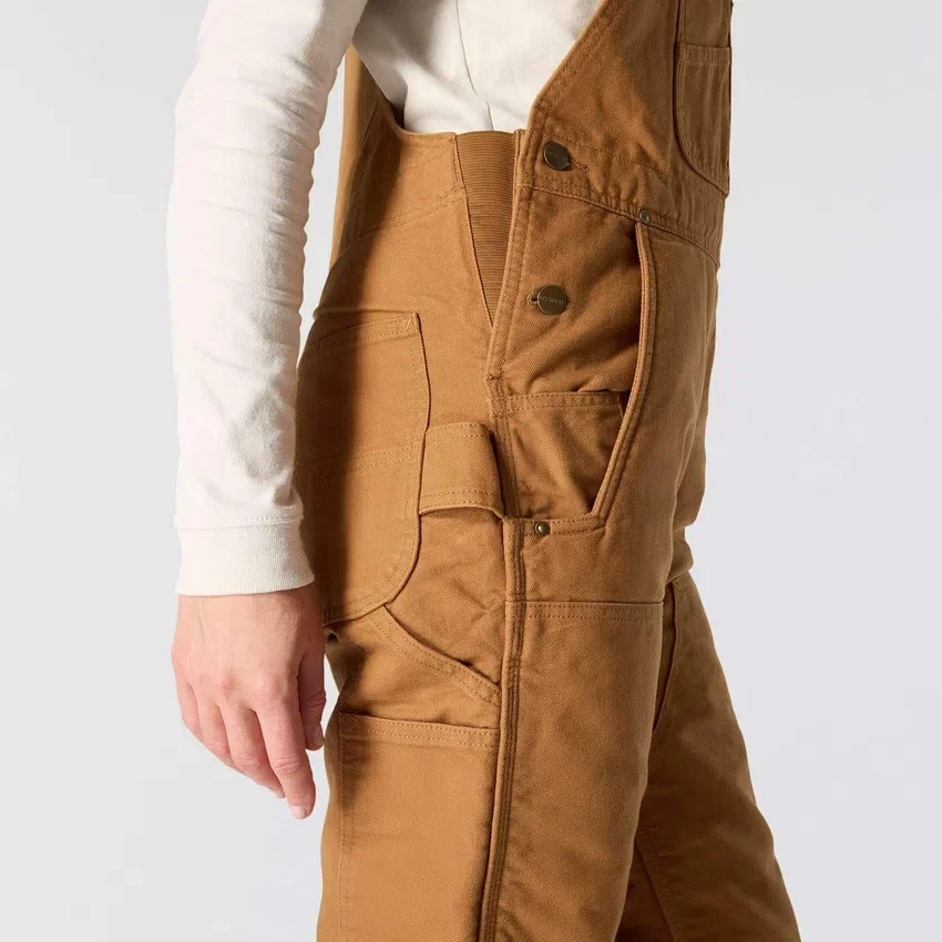 Petos aislantes de lona Washed Duck para mujer