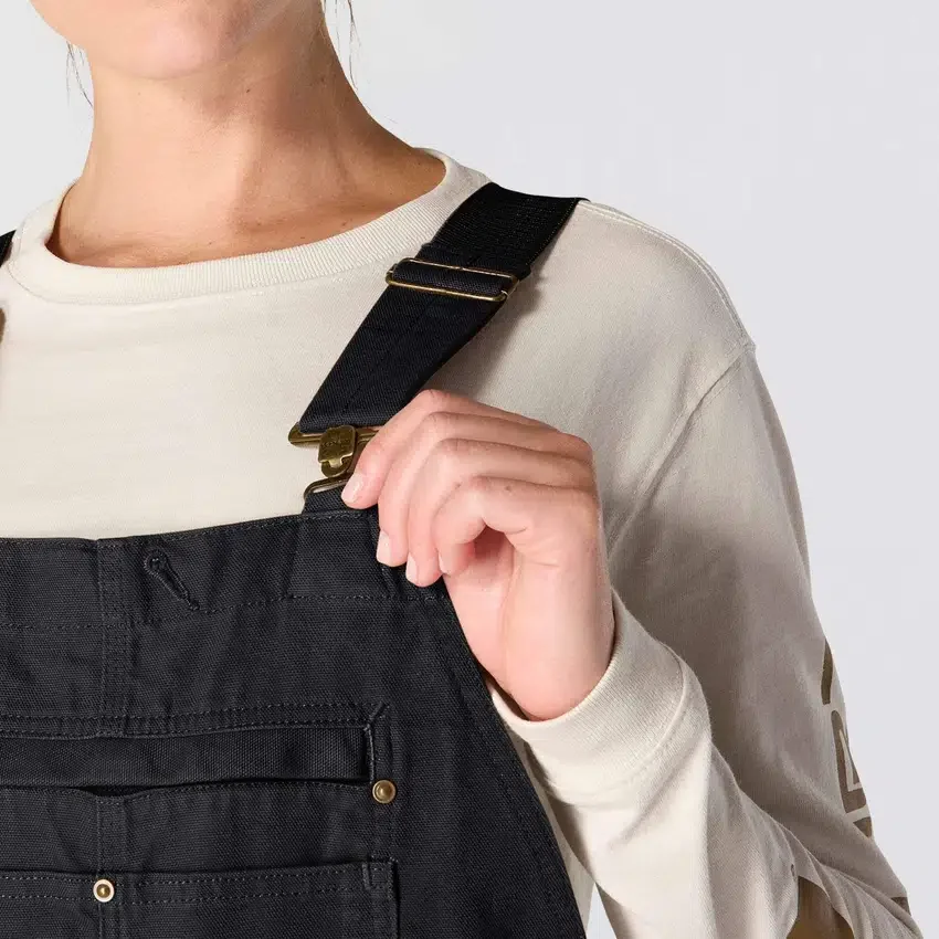 Petos aislantes de lona Washed Duck para mujer
