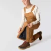 Petos aislantes de lona Washed Duck para mujer