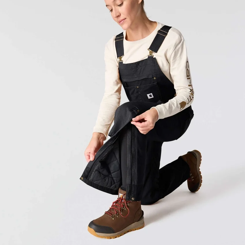Petos aislantes de lona Washed Duck para mujer