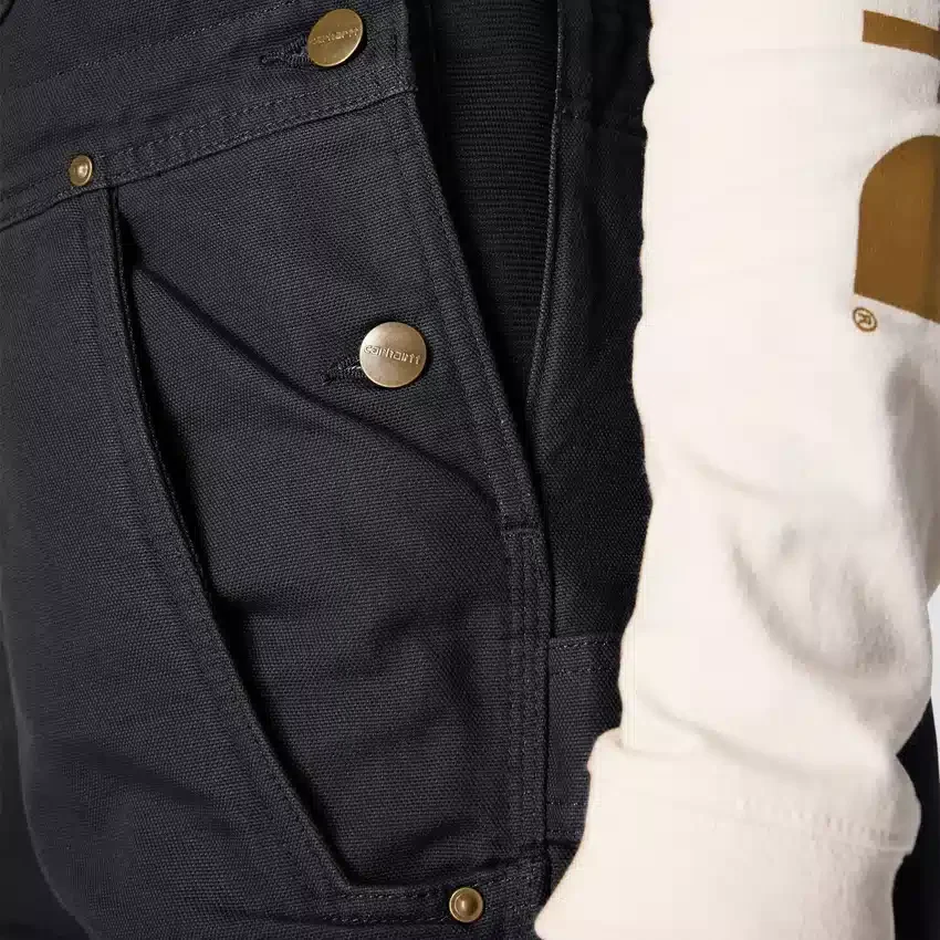 Petos aislantes de lona Washed Duck para mujer