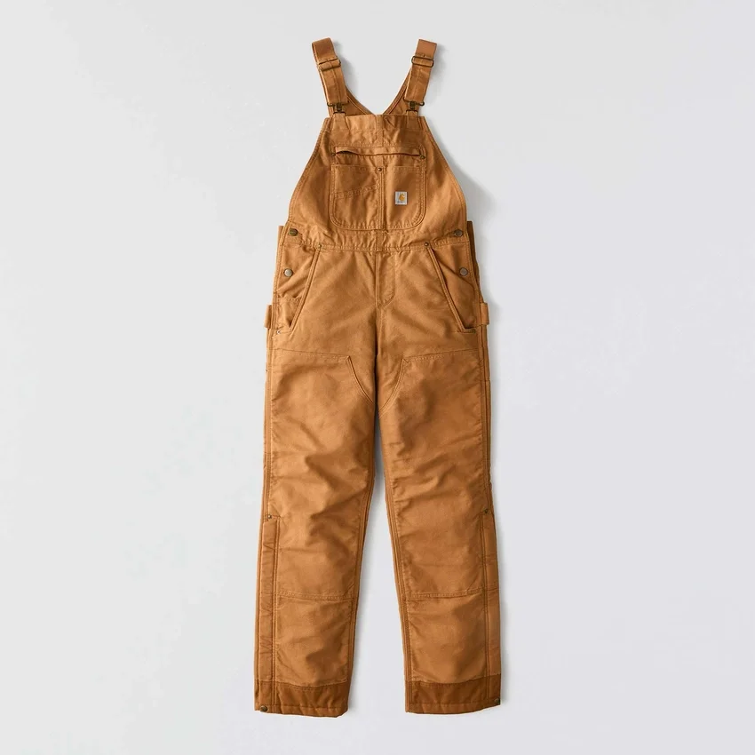 Petos aislantes de lona Washed Duck para mujer