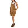 Petos cortos de lona Ashland para mujer