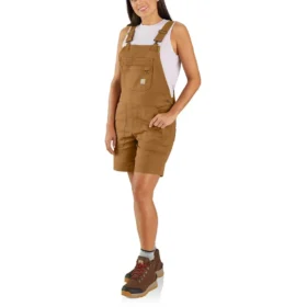 Petos cortos de lona Ashland para mujer