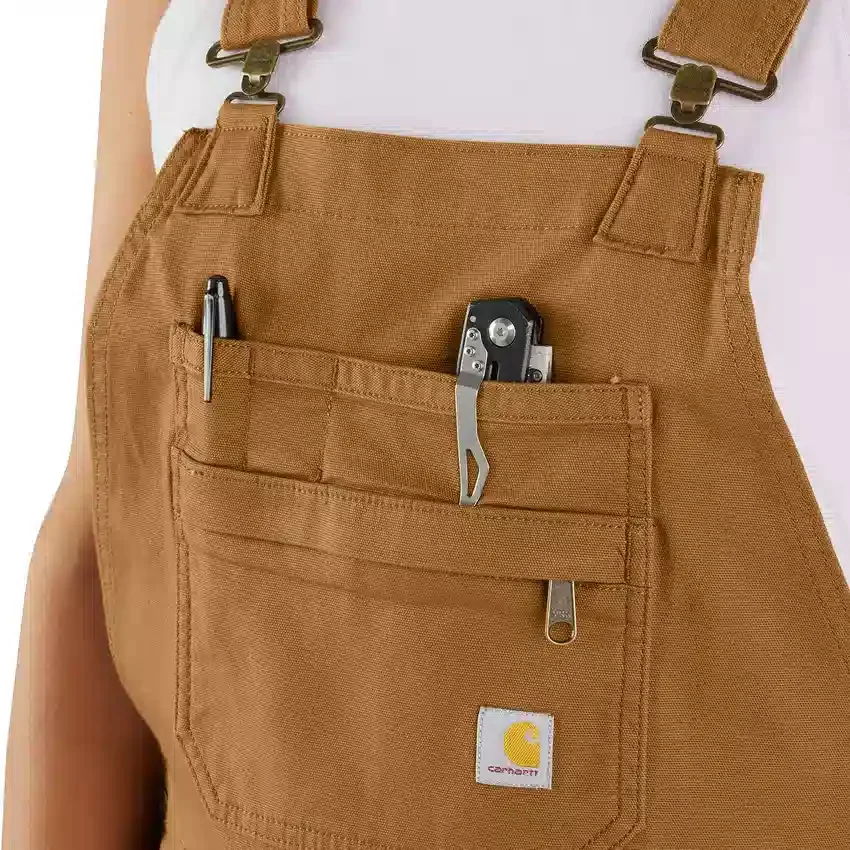 Petos cortos de lona Ashland para mujer