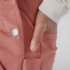 Petos de lona de corte holgado Ashland para mujer