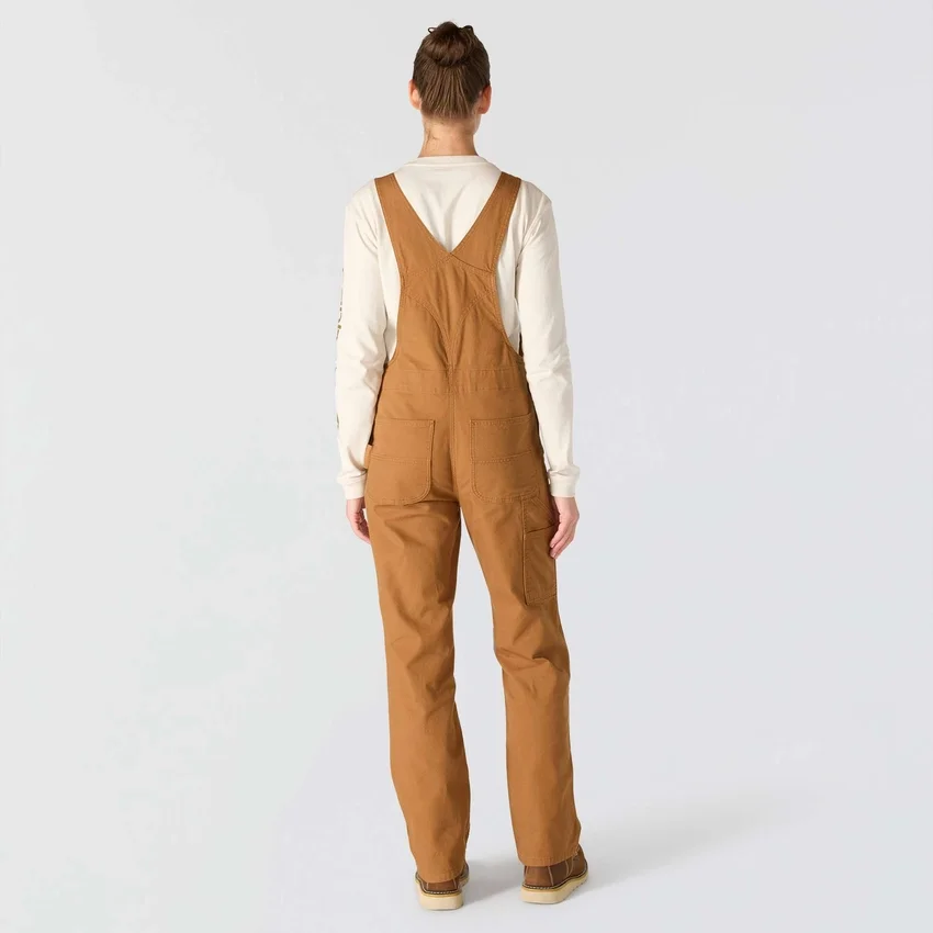 Petos de lona de corte holgado Ashland para mujer