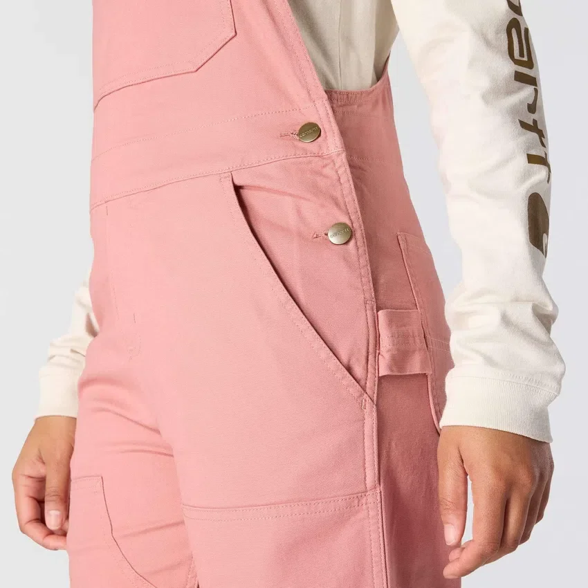 Petos de lona de corte holgado Ashland para mujer