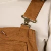 Petos de lona de corte holgado Ashland para mujer