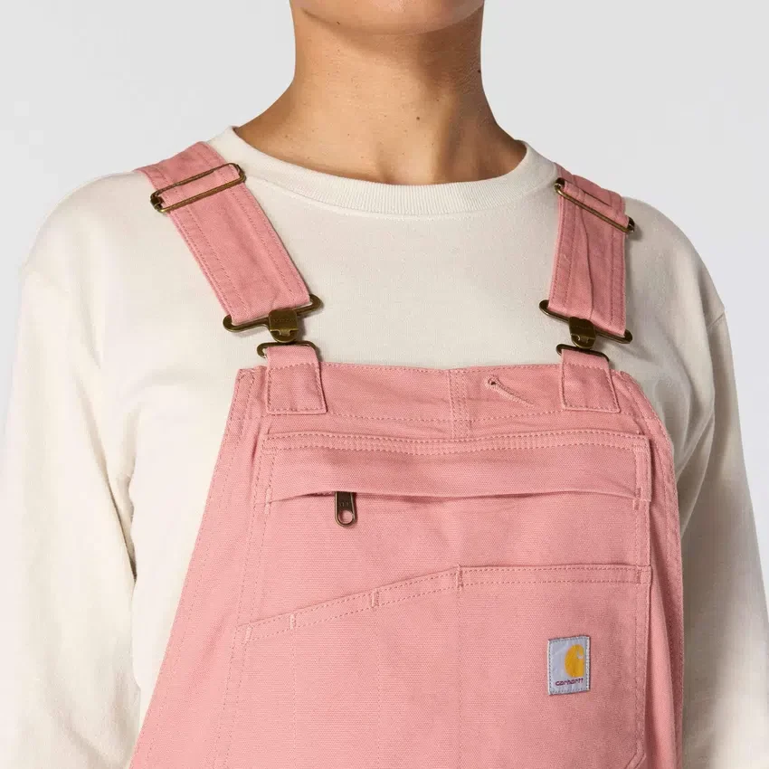 Petos de lona de corte holgado Ashland para mujer
