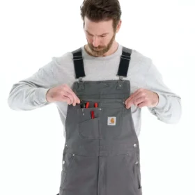 Petos de lona de corte holgado Rigby para hombre
