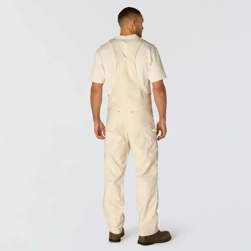 Petos de pintor de tela de sarga de corte holgado de la serie Crafted para hombre