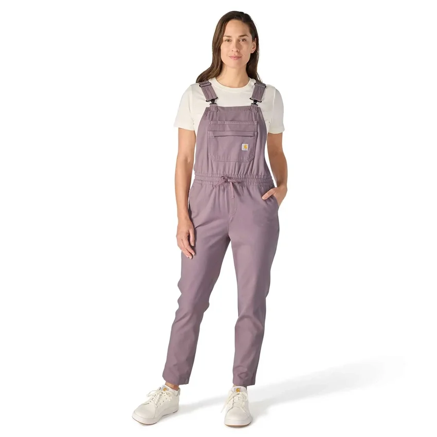 Petos de trabajo para mujer Force de corte holgado en tejido ripstop - Petos de trabajo para mujer