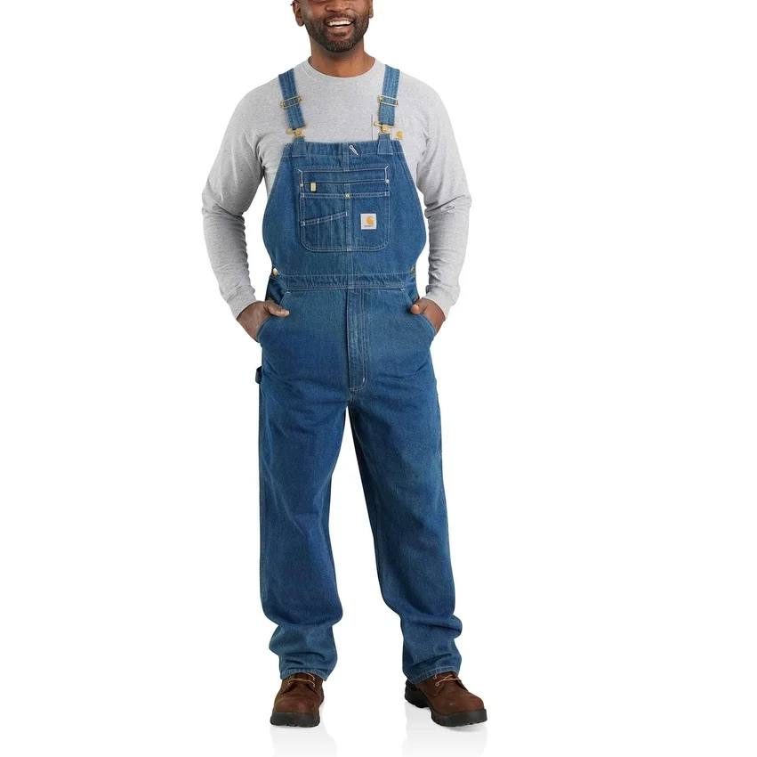 Petos de vaquero de corte holgado para hombre