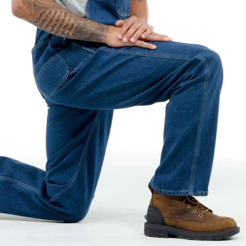 Petos de vaquero de corte holgado para hombre
