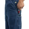 Petos de vaquero de corte holgado para hombre