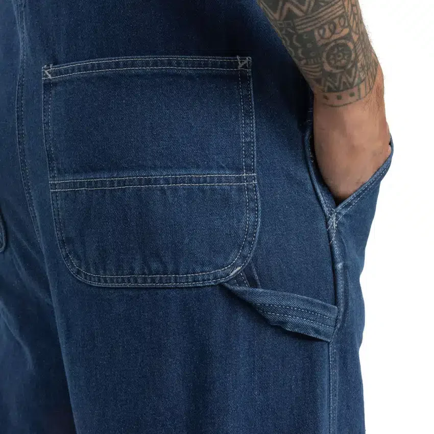 Petos de vaquero de corte holgado para hombre