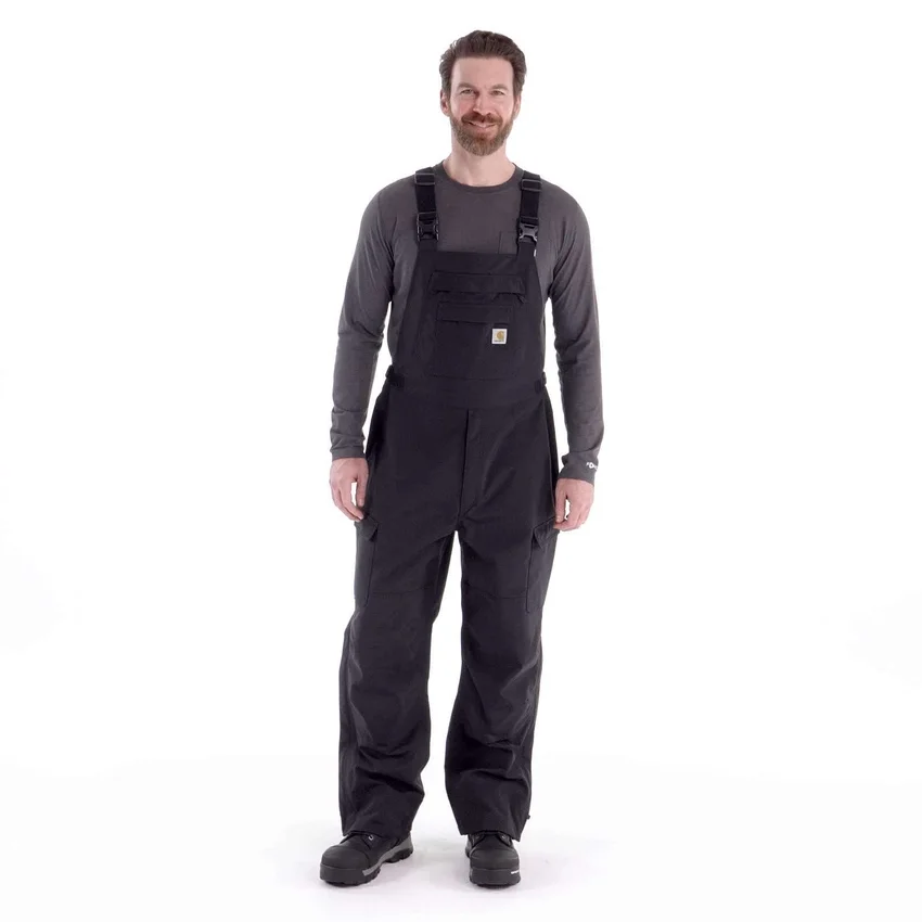 Petos impermeables de peso pesado para hombre Shoreline: Storm Defender Pantalones con peto
