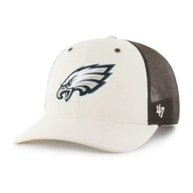 Philadelphia Eagles '47 Gorras de camionero sin teñir, corte holgado