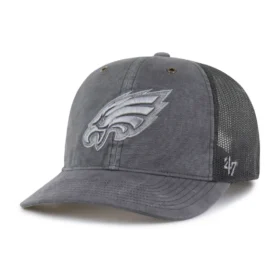 Philadelphia Eagles: gorra «'47 Dyed Trucker» de corte holgado
